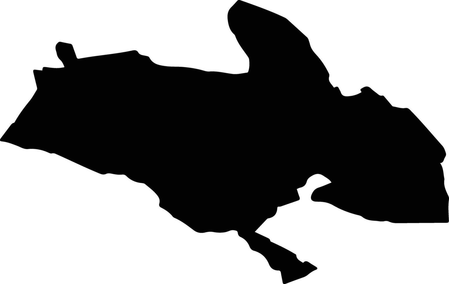 VADU MOLDOVEI Romania silhouette map vector