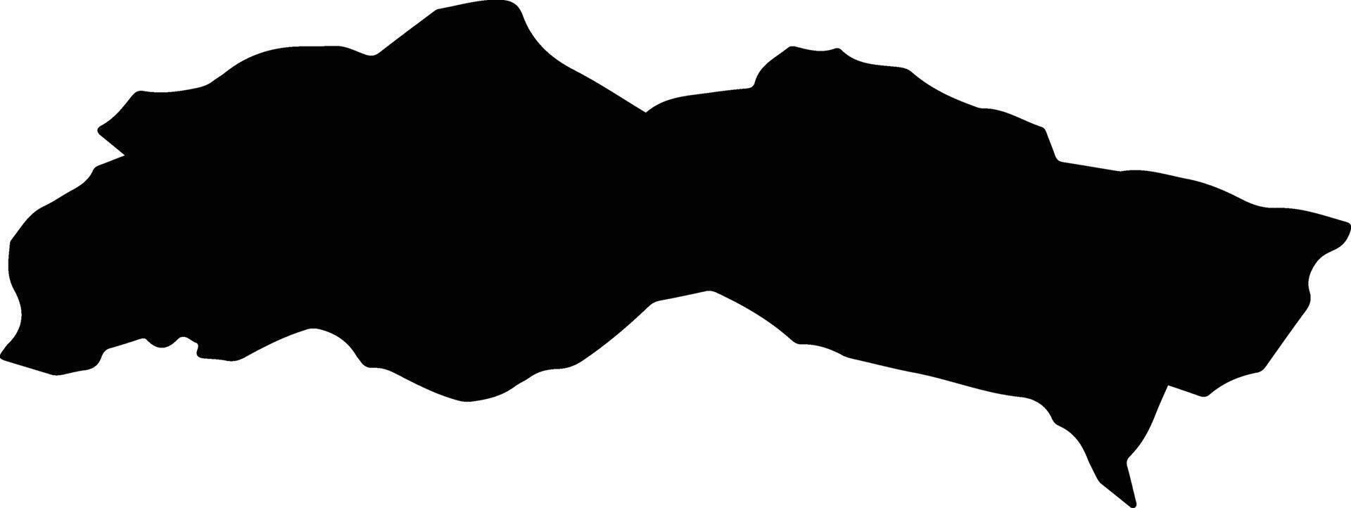 VADU IZEI Romania silhouette map vector