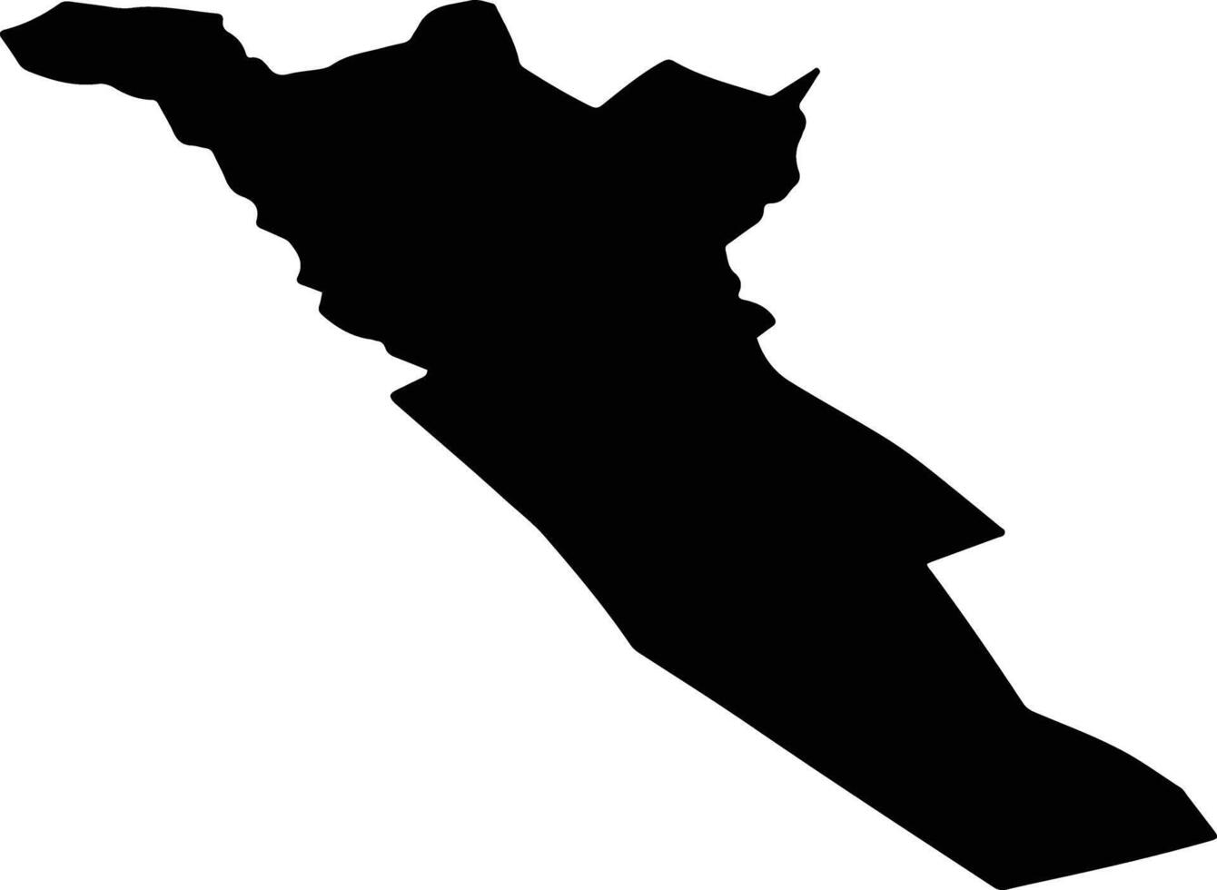 VADU SAPAT Romania silhouette map vector