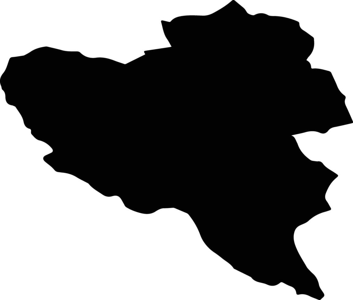 VALCANESTI Romania silhouette map vector