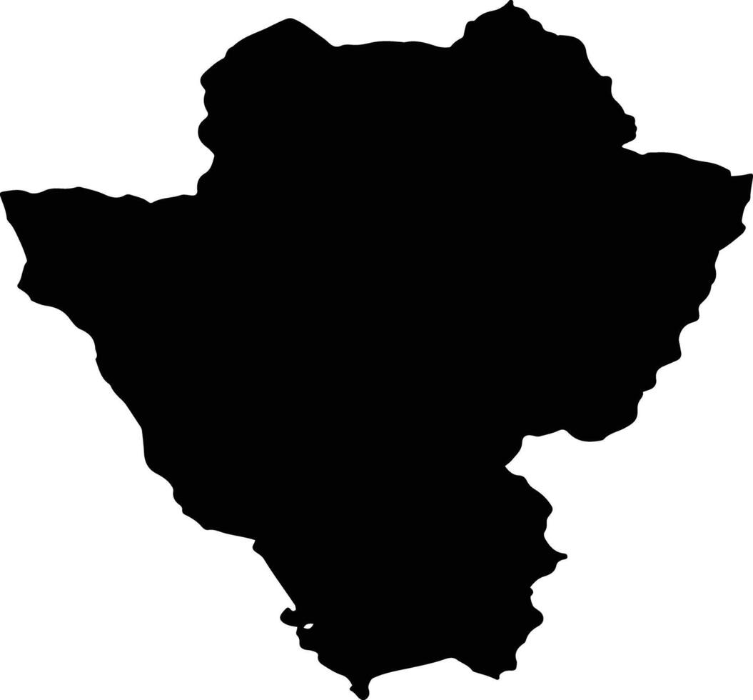 VALEA DOFTANEI Romania silhouette map vector