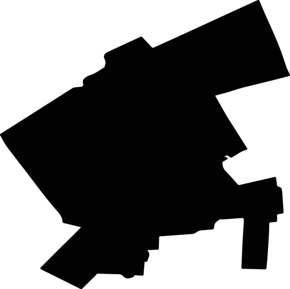 VALEA MARE Romania silhouette map vector