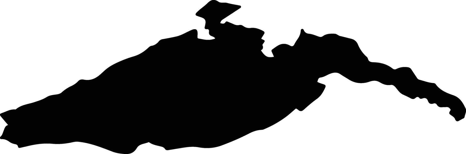 VALEA MOLDOVEI Romania silhouette map vector