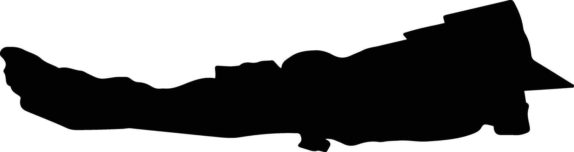 VALEA SEACA Romania silhouette map vector