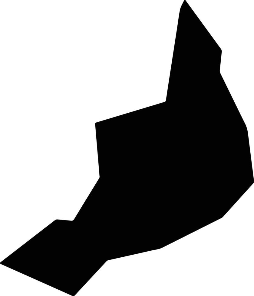 Valentim Gentil Brazil silhouette map vector