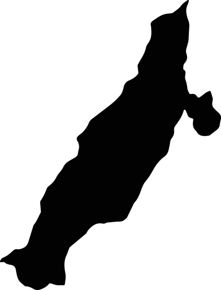 Valera Venezuela silhouette map vector