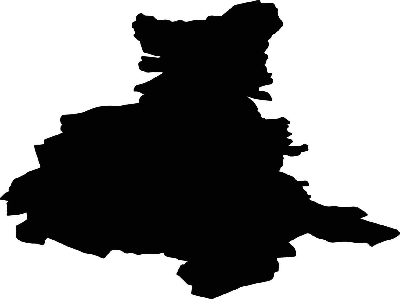 Valgjhrve vald Estonia silhouette map vector