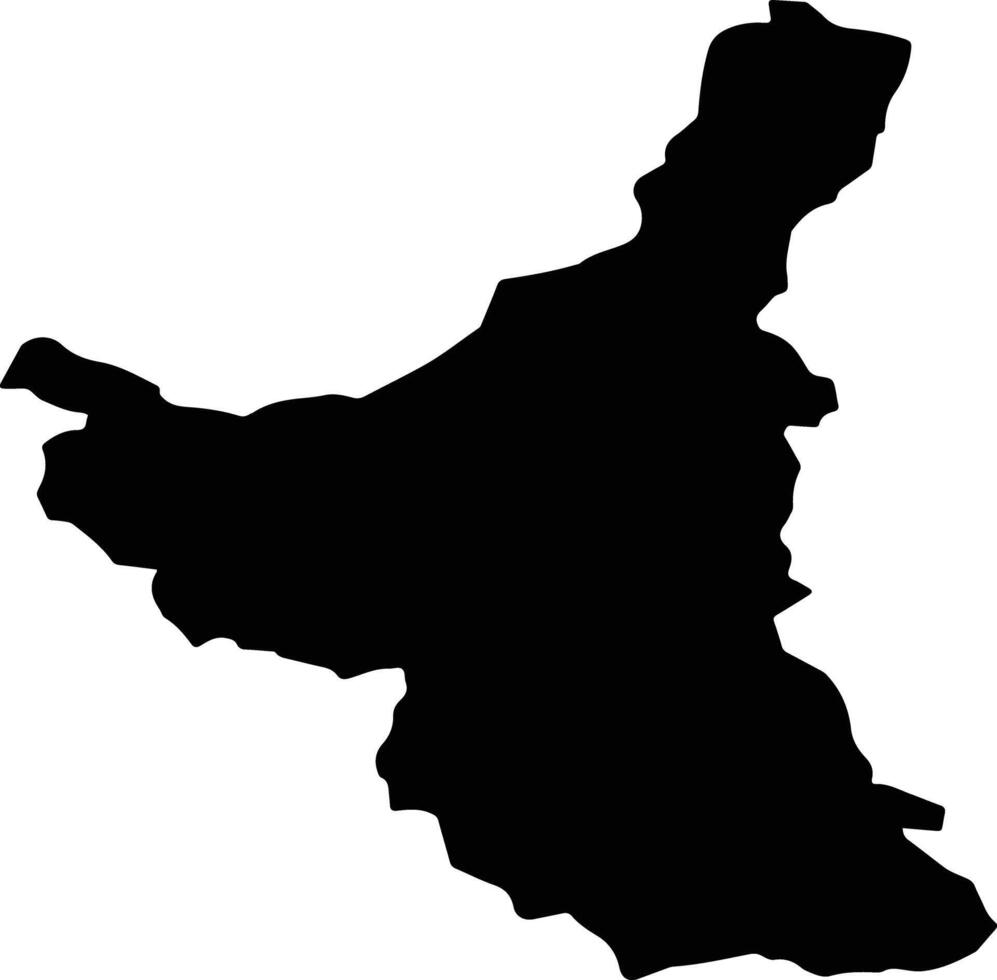 VALISOARA Romania silhouette map vector