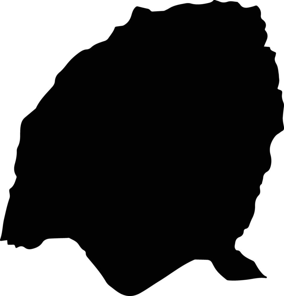 Valle De San Jose Colombia silhouette map vector