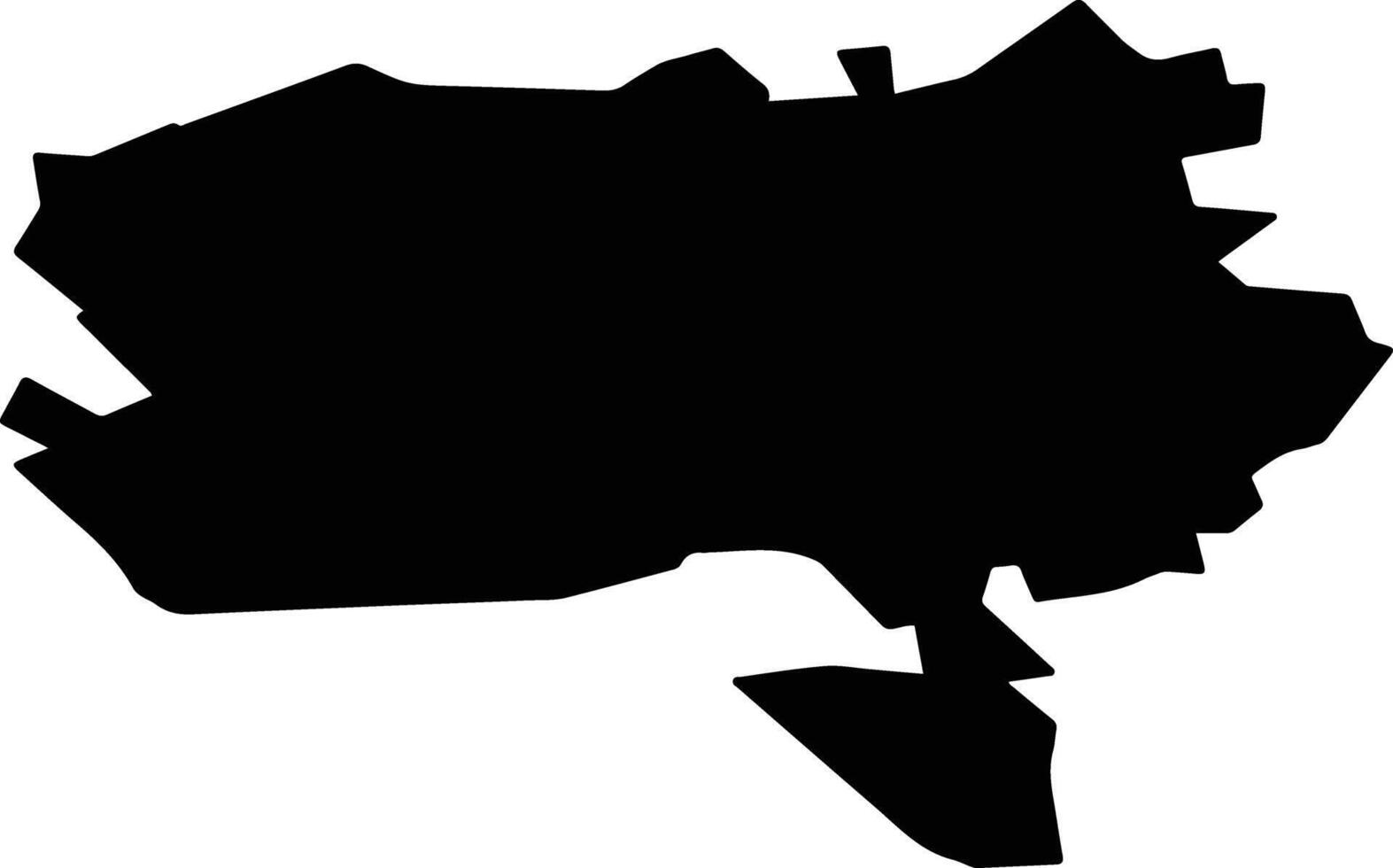 Valmiera Latvia silhouette map vector