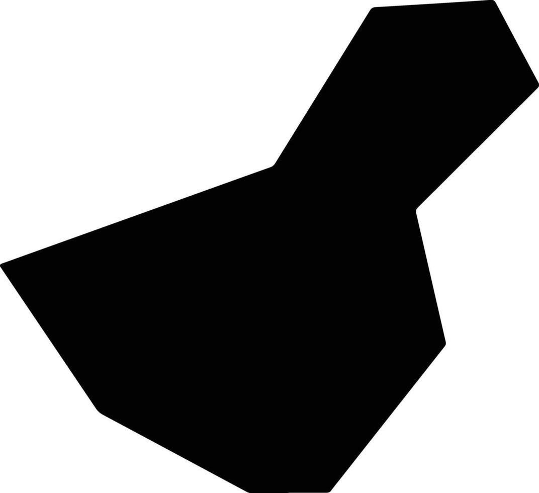 Valpacos Portugal silhouette map vector