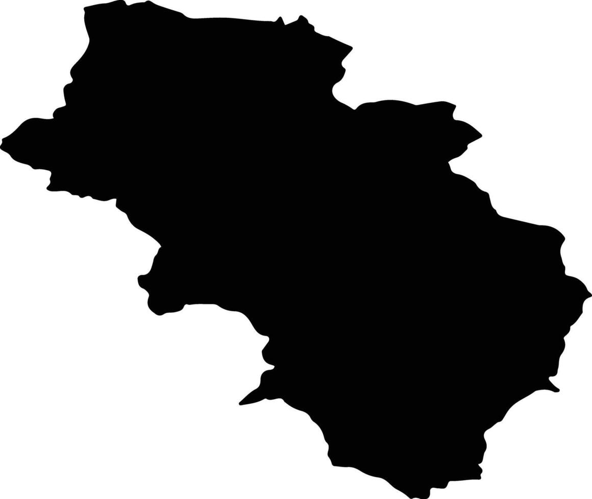 VAMA BUZAULUI Romania silhouette map vector