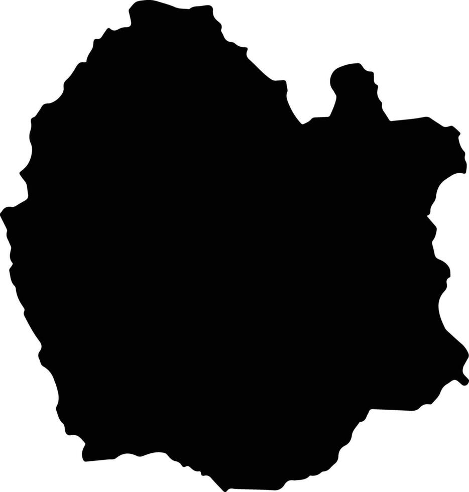 Van Canh Vietnam silhouette map vector