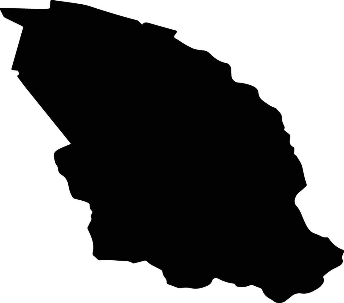VAMA Romania silhouette map vector