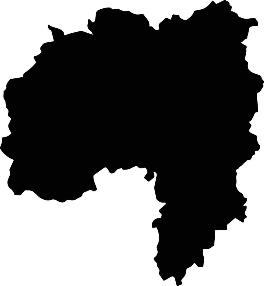 Van Lang Vietnam silhouette map vector