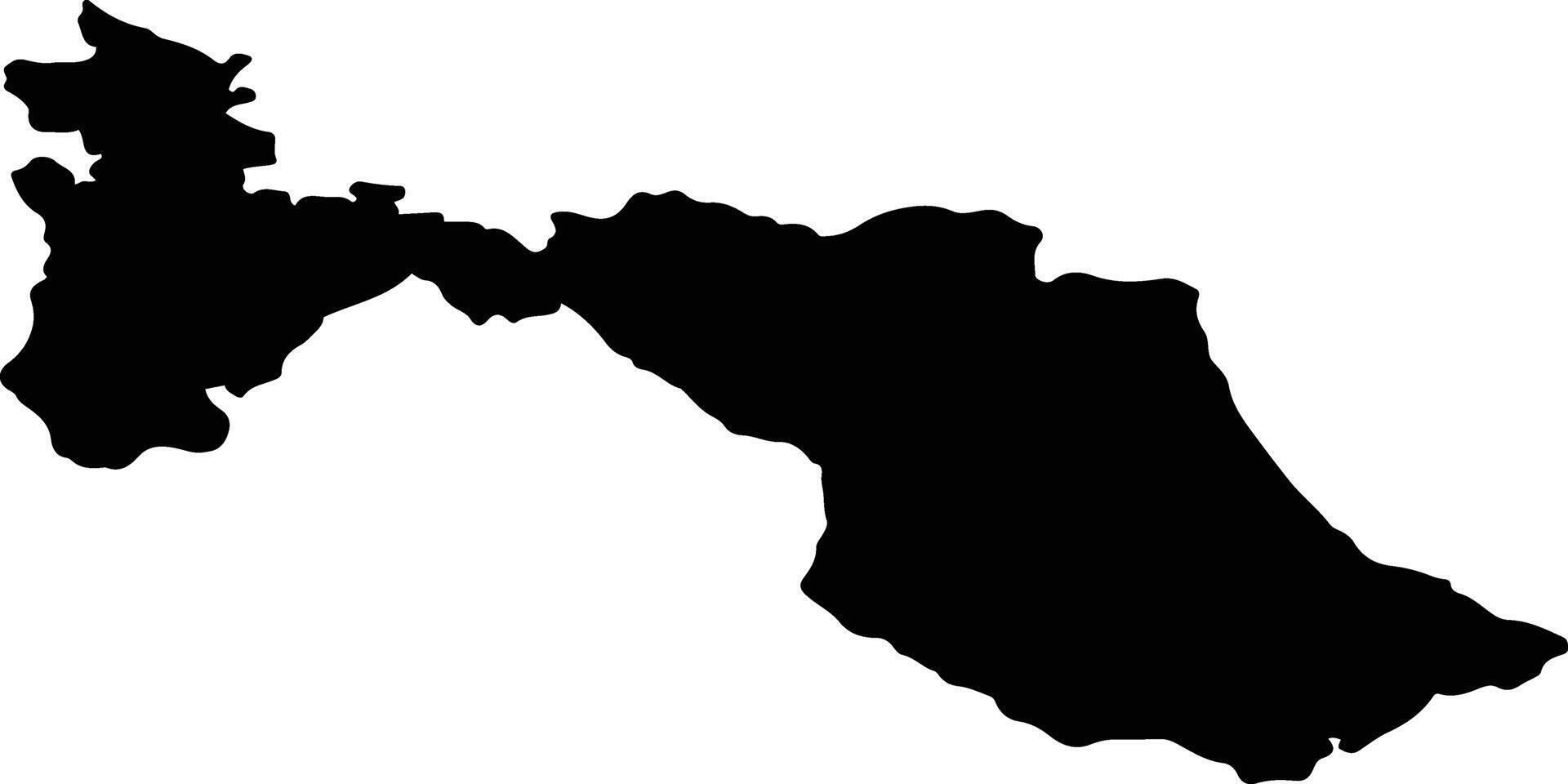 VANATORI Romania silhouette map vector