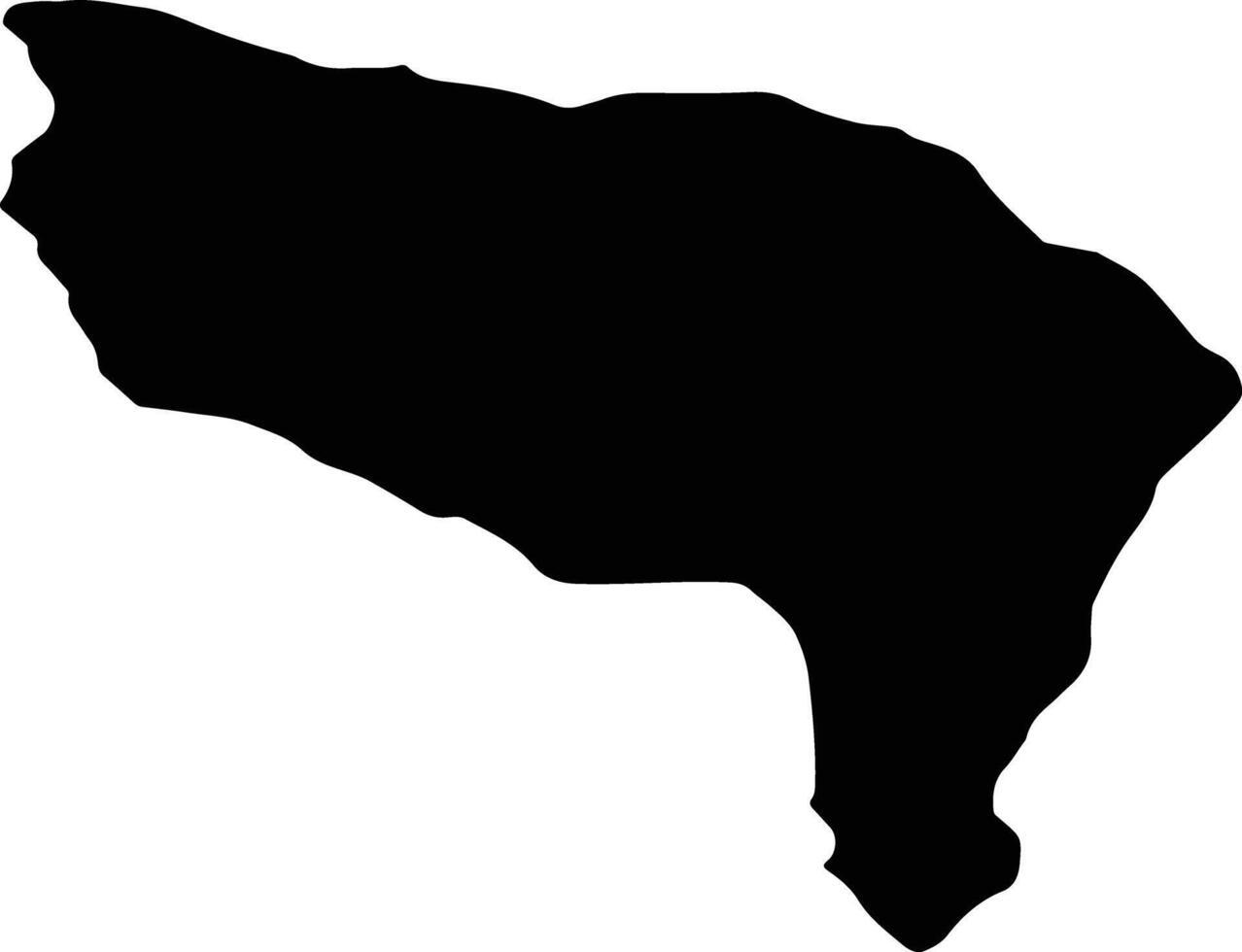 Vani Georgia silhouette map vector