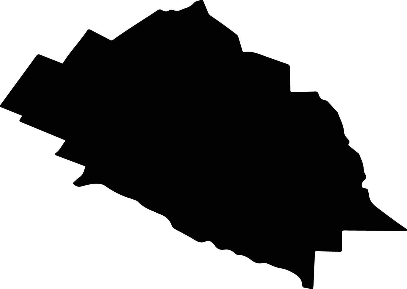 VANJULET Romania silhouette map vector
