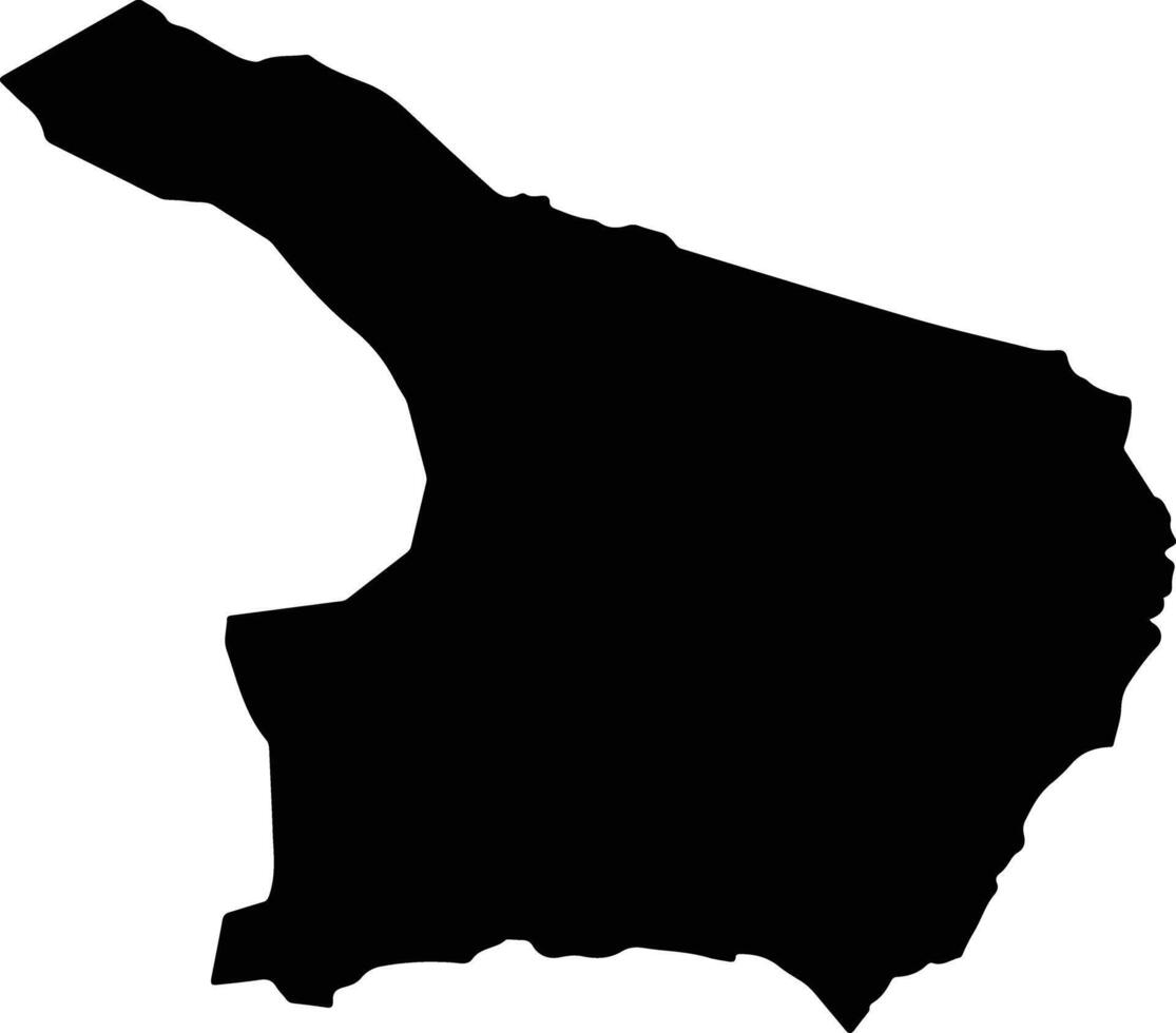 Vardenis Armenia silhouette map vector