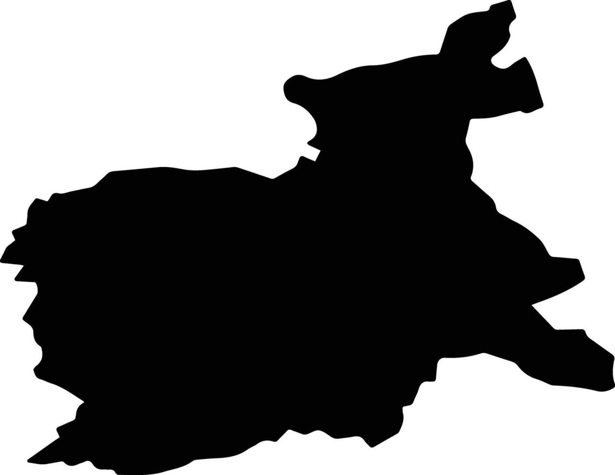 VARFURI Romania silhouette map vector