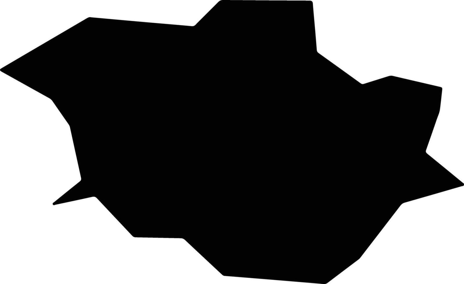 Vargem Brazil silhouette map vector