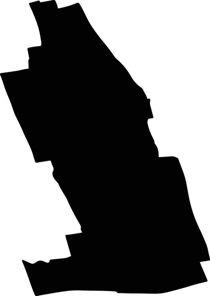 VARLEZI Romania silhouette map vector