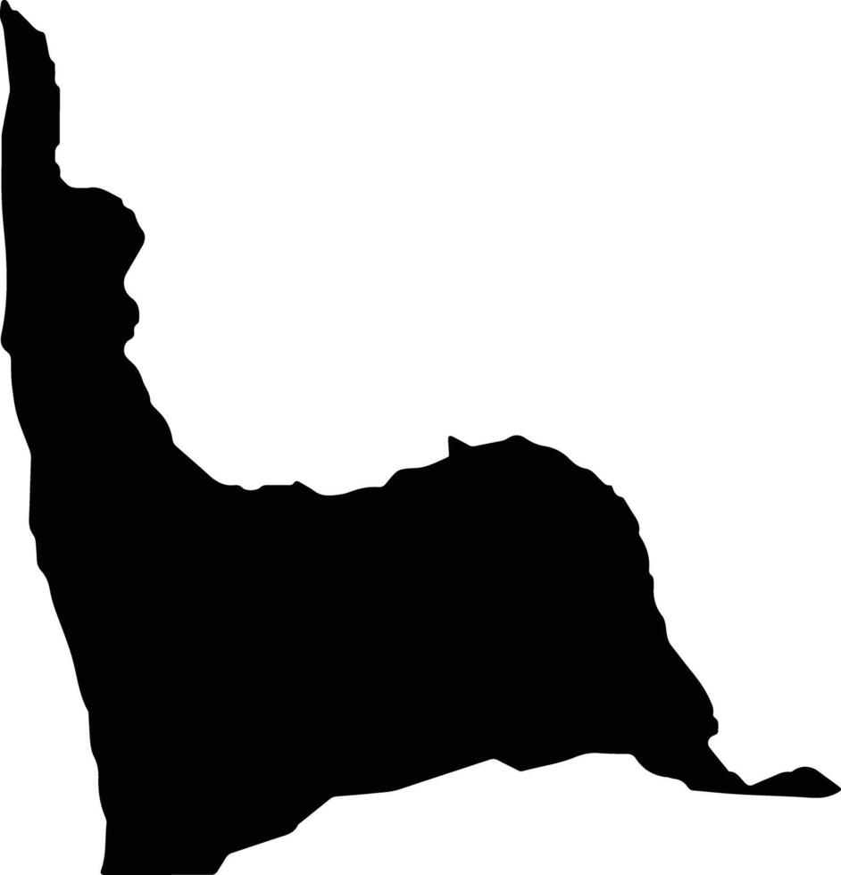 Varisu Vanuatu silhouette map vector