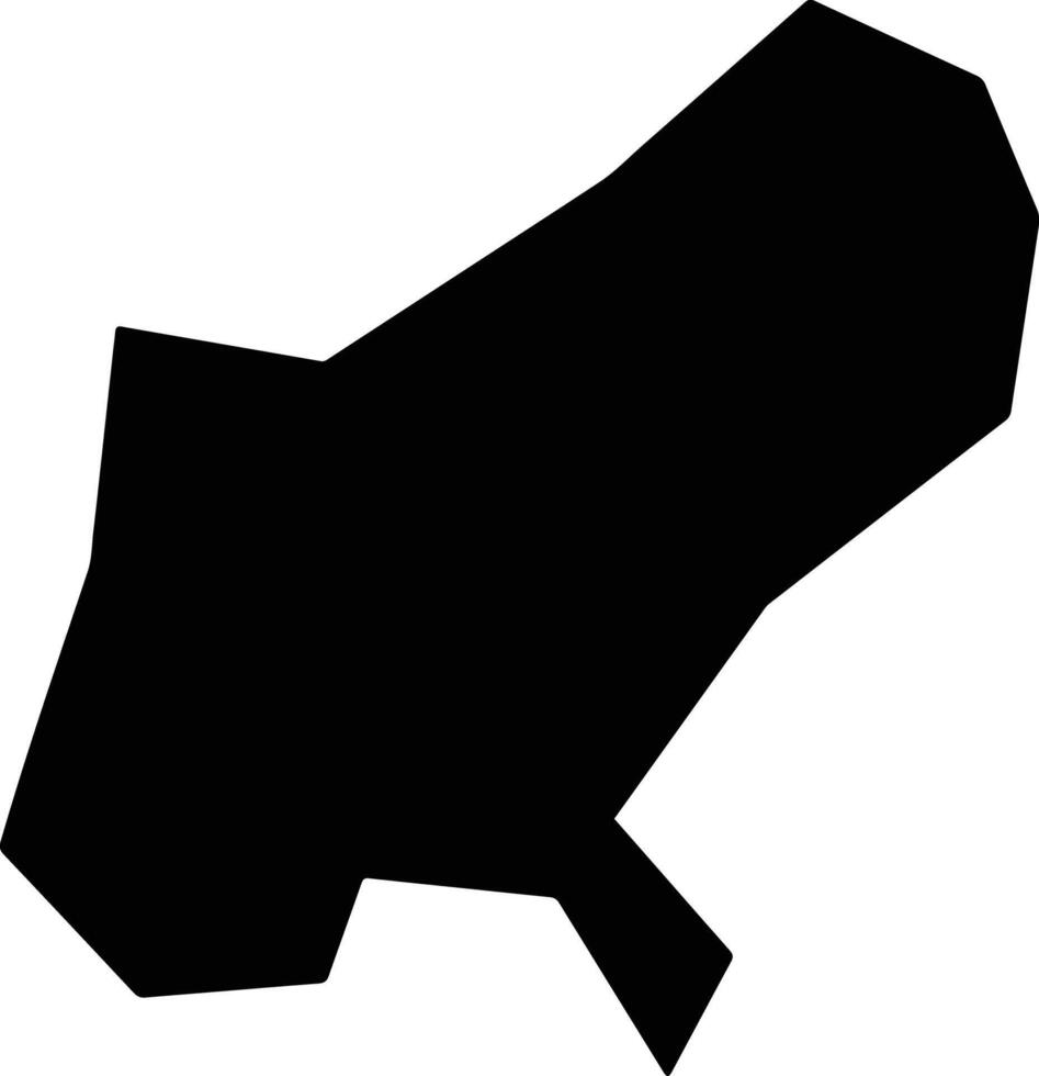 Varre Sai Brazil silhouette map vector