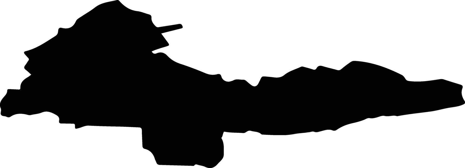 Vasalemma vald Estonia silhouette map vector