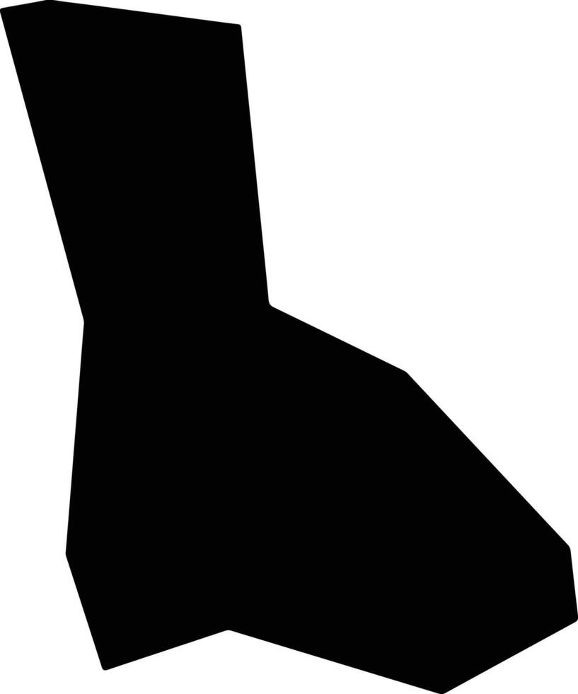 Vasili Cyprus silhouette map vector