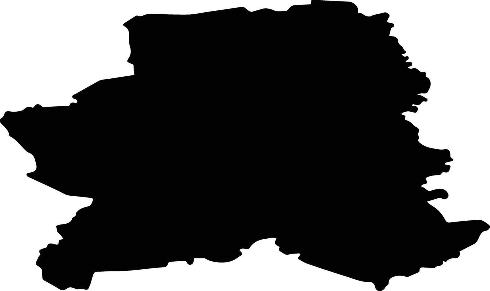 Vastseliina vald Estonia silhouette map vector