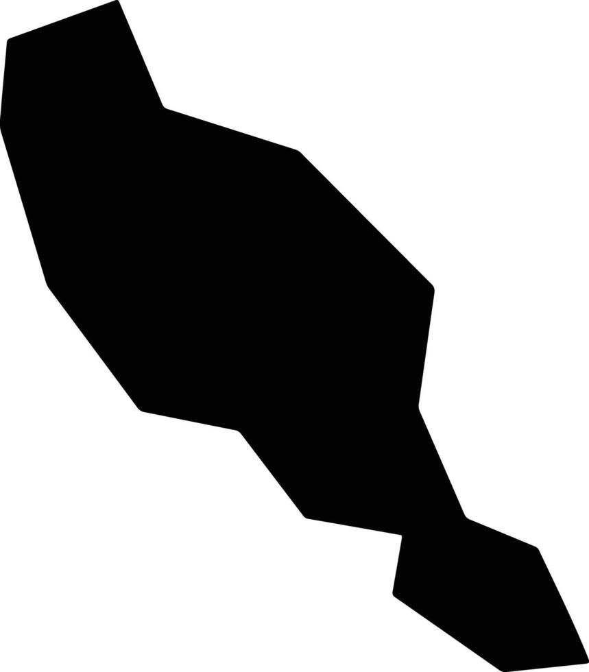 Vavla Cyprus silhouette map vector