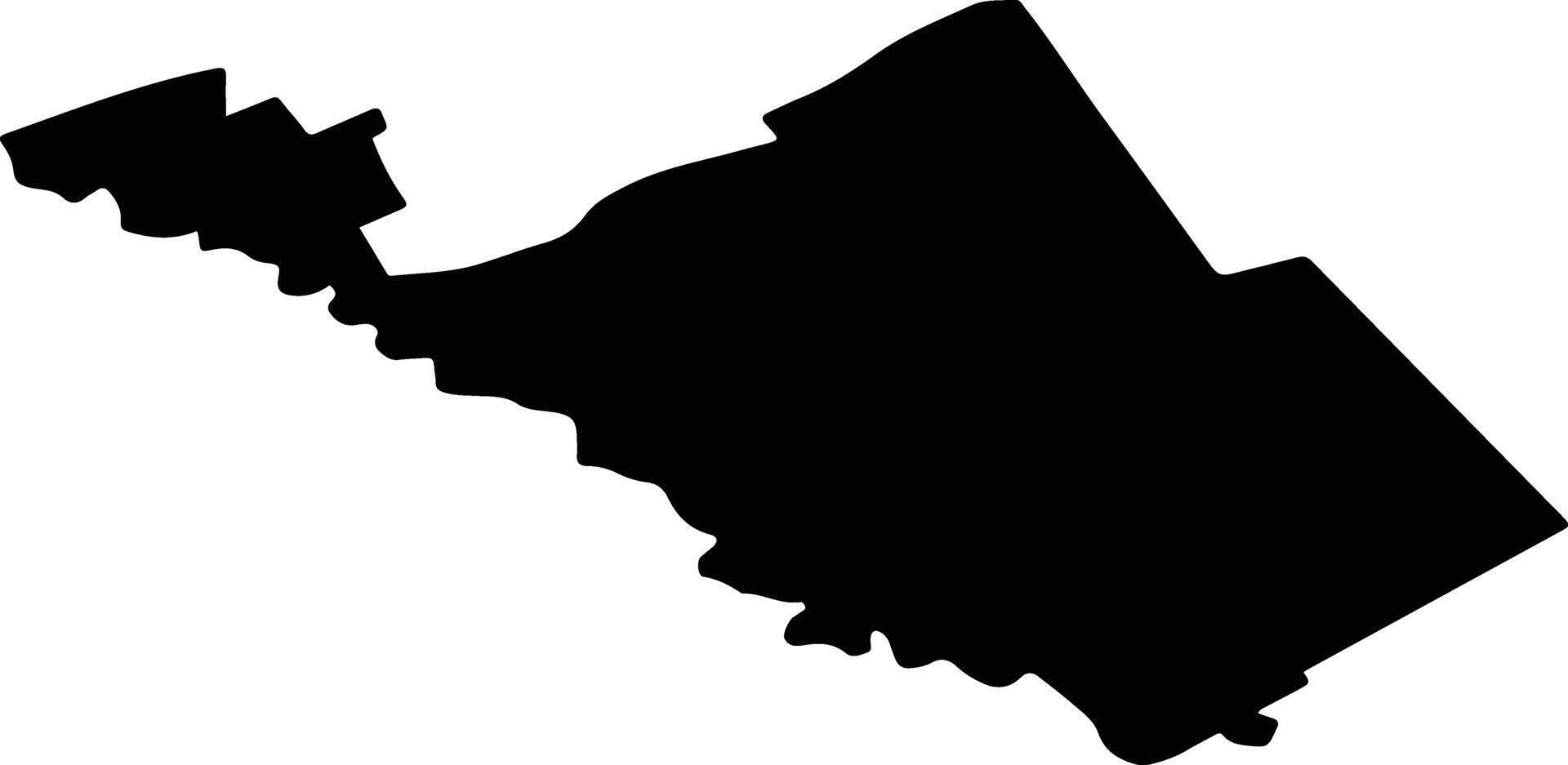 VEDEA Romania silhouette map vector