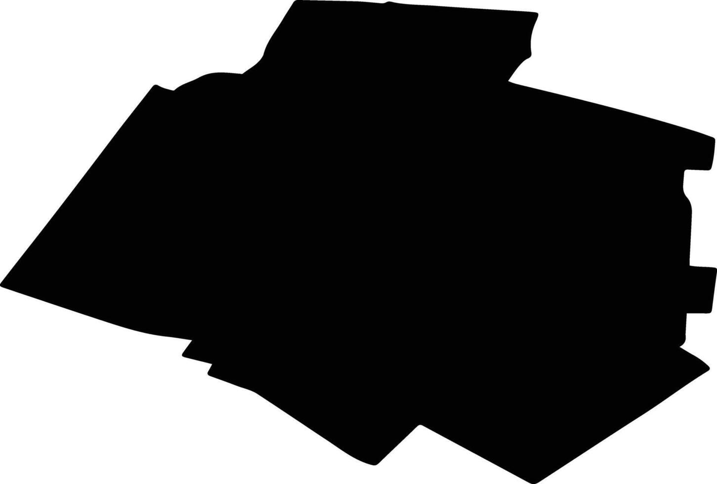 Veenendaal Netherlands silhouette map vector
