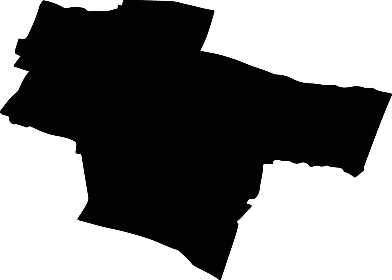 VELA Romania silhouette map vector