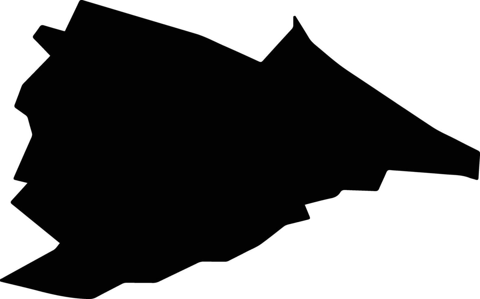 Velika Polana Slovenia silhouette map vector