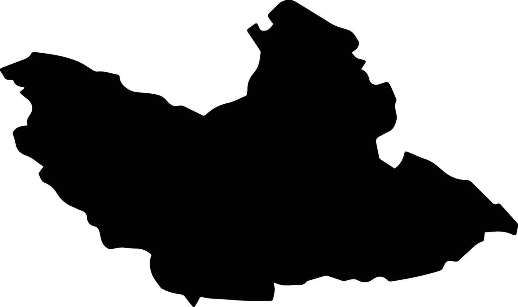 Velike La Slovenia silhouette map vector