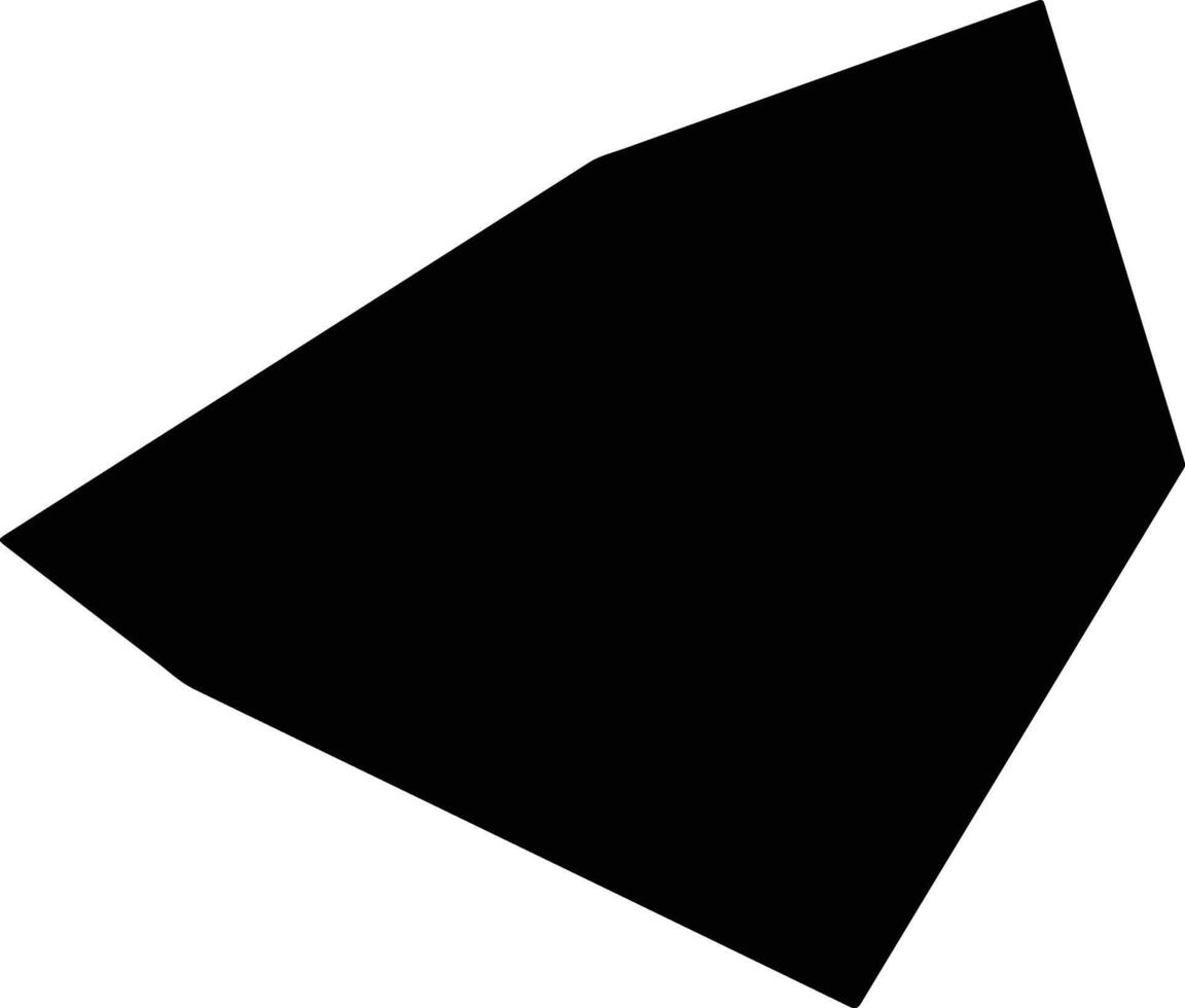 Velyka Bahachka Ukraine silhouette map vector