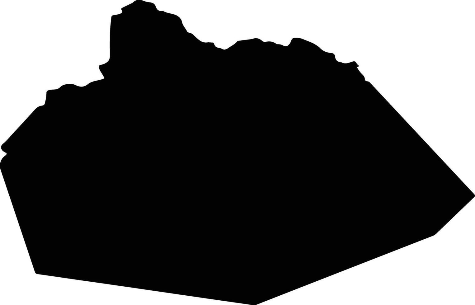 Velykyy Bereznyi Ukraine silhouette map vector