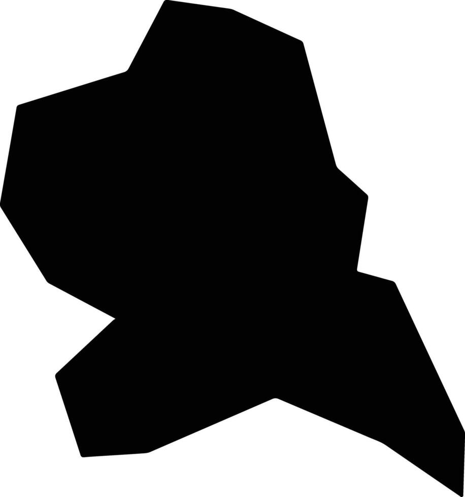 Venda Nova do Imigrante Brazil silhouette map vector