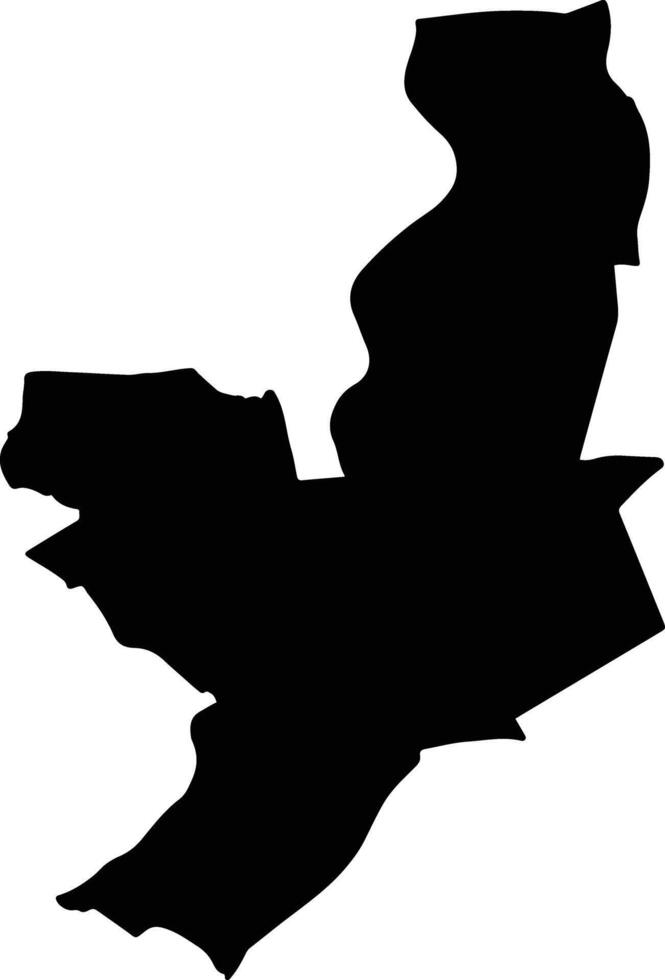 Venlo Netherlands silhouette map vector