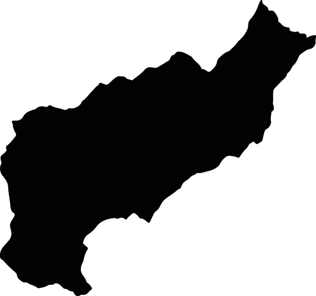 Ventaquemada Colombia silhouette map vector