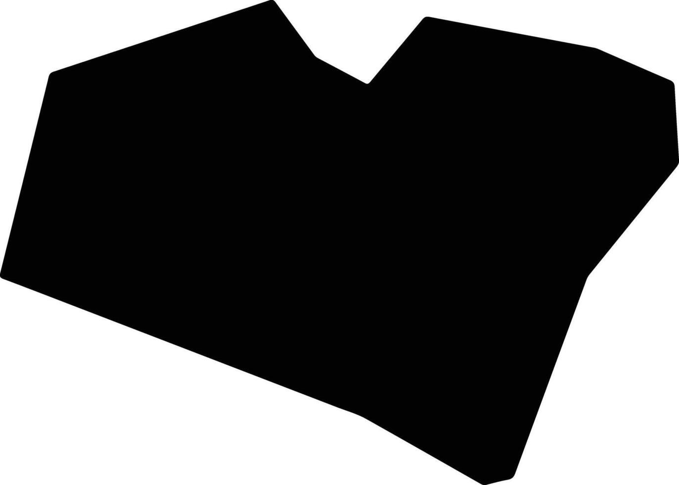 Vera Mendes Brazil silhouette map vector