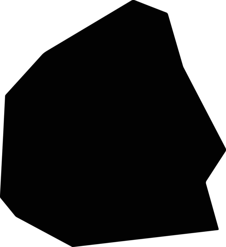 Verapaz El Salvador silhouette map vector