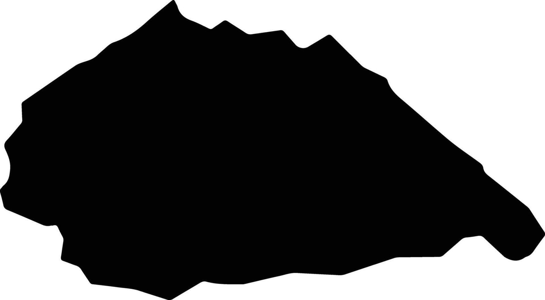 Vergara Uruguay silhouette map vector