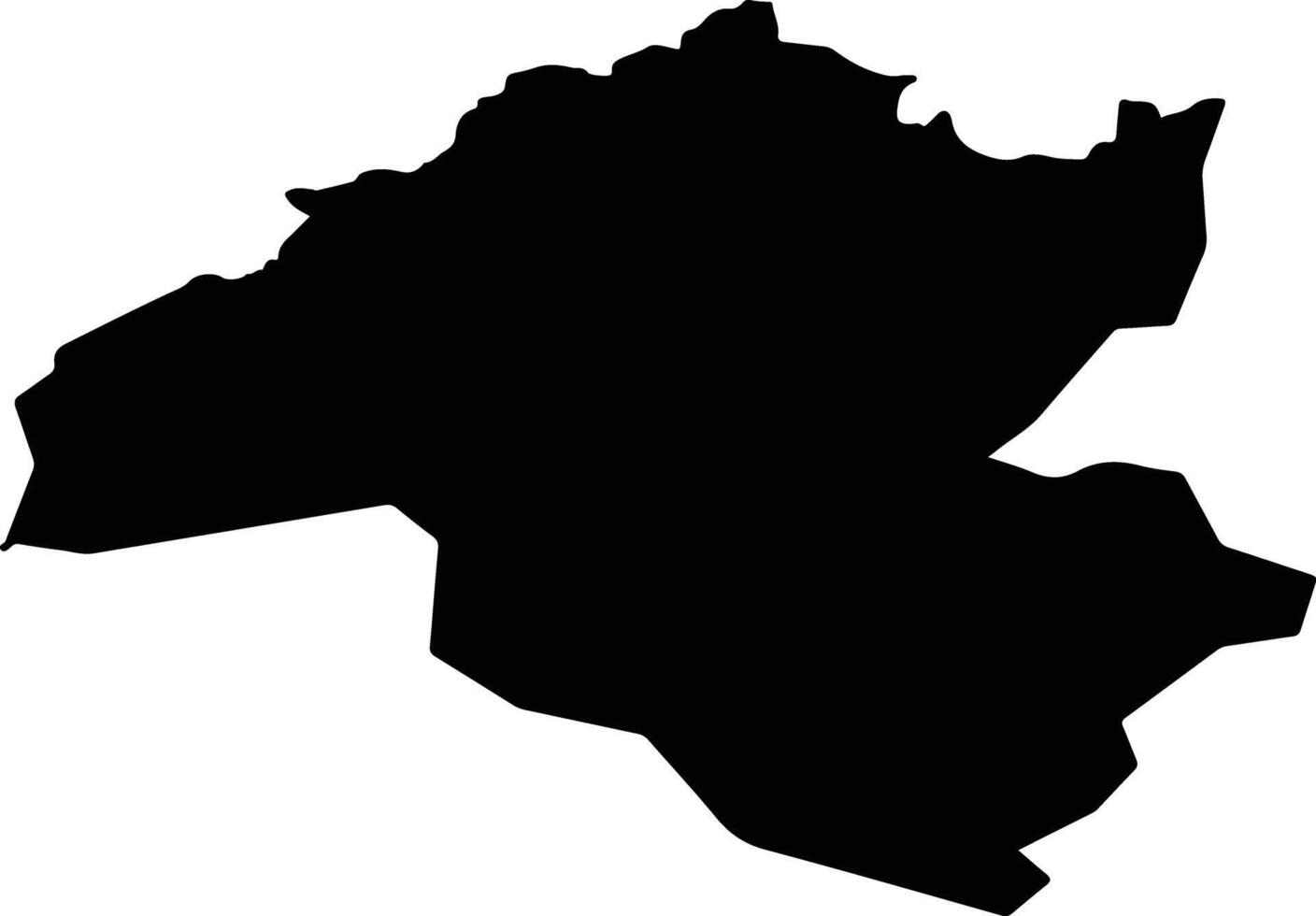 Verkhnyadzvinsk Belarus silhouette map vector