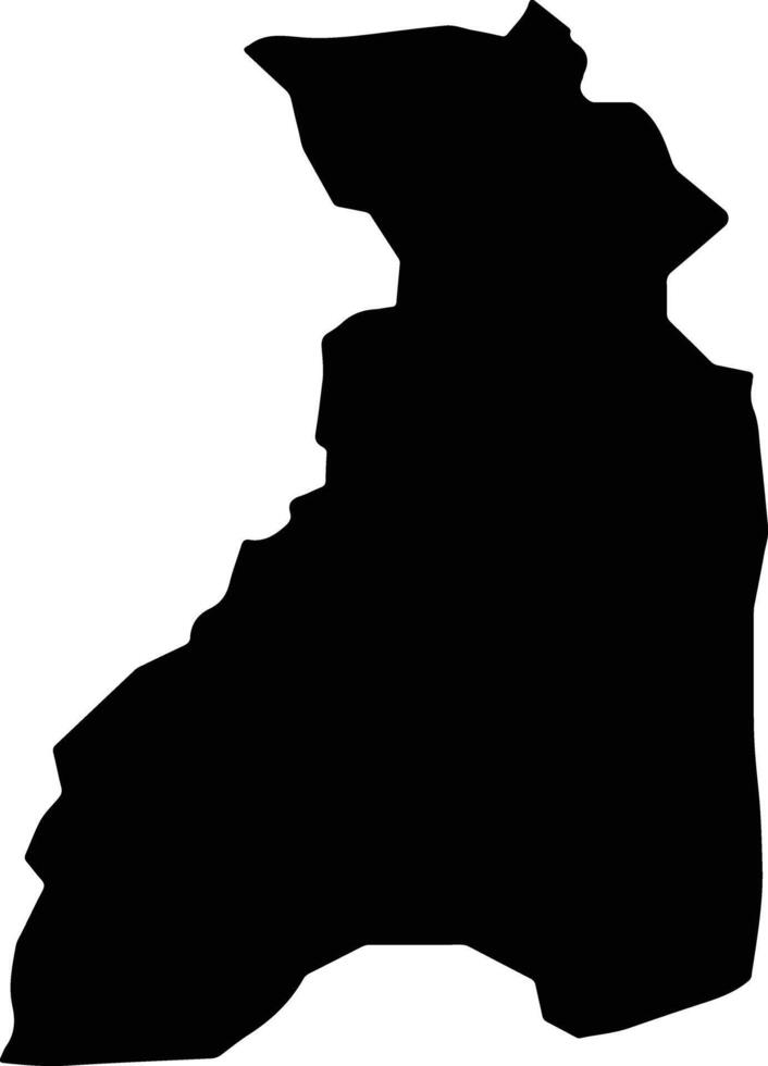 Vermali Vanuatu silhouette map vector