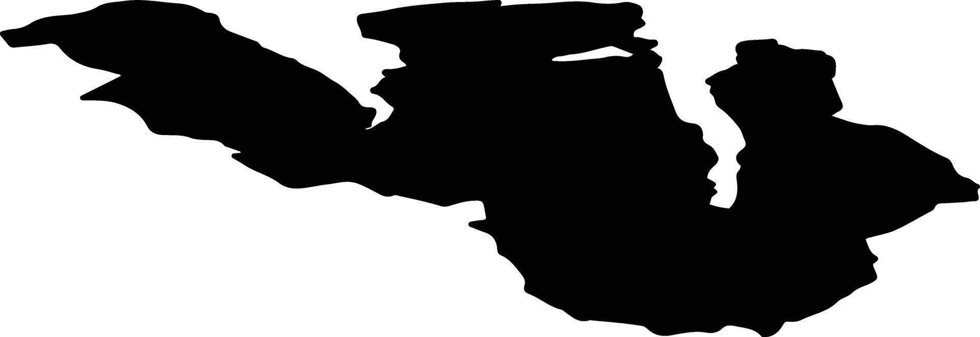 Vestnes nor Norway silhouette map vector