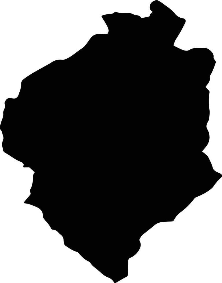 Vetas Colombia silhouette map vector