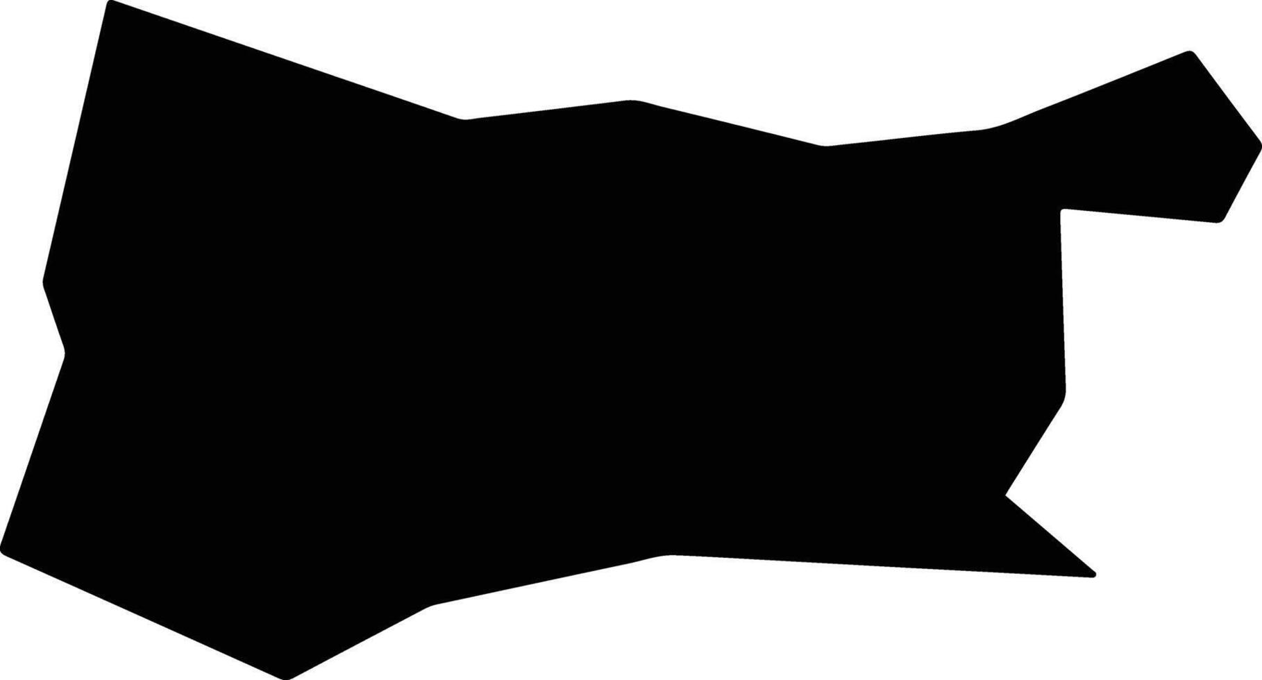 Vetlanda Sweden silhouette map vector